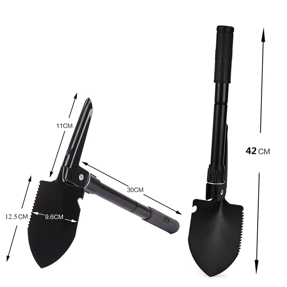 Mini Portable 3 in 1 Shovel Spade Pickaxe Tool