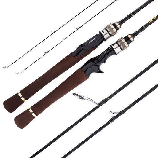 Lure Fishing Rod Fast Action UL/L Tips Carbon Spinning Rod / Jigging /2 sections Fishing Tackle