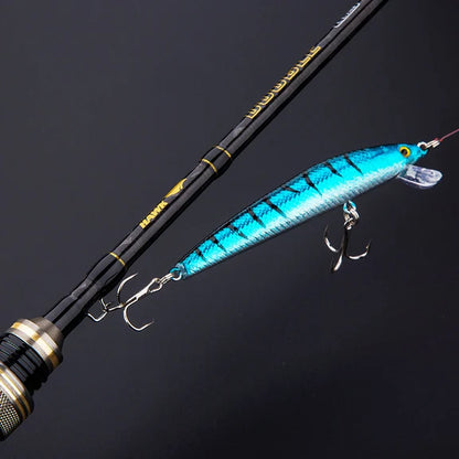 Lure Fishing Rod Fast Action UL/L Tips Carbon Spinning Rod / Jigging /2 sections Fishing Tackle