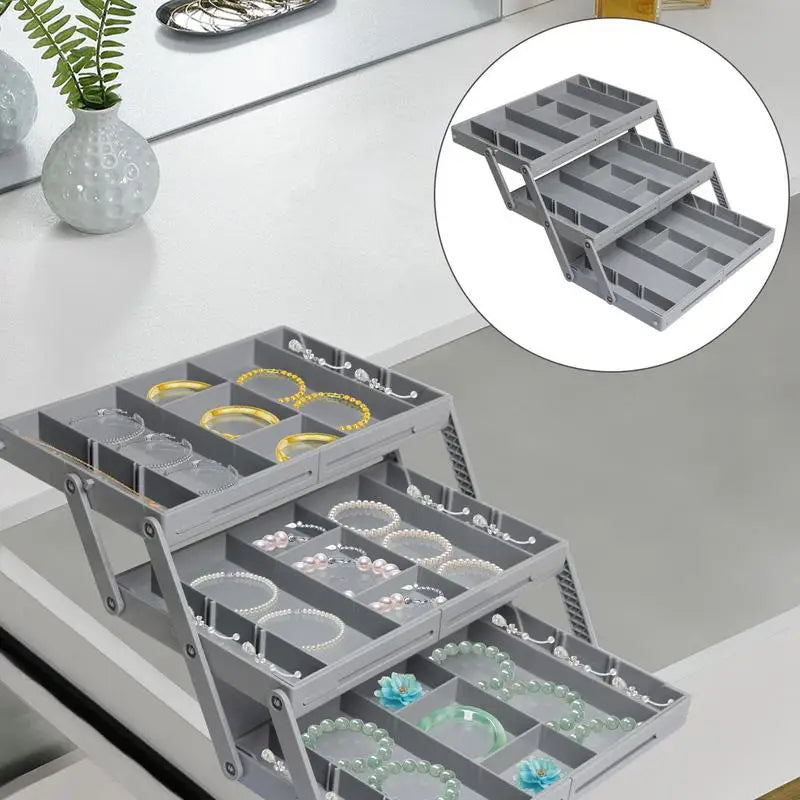 Expandable Drawer Trays – 2-3 Tier Organizer