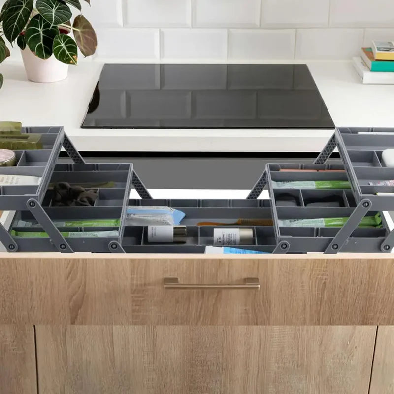 Expandable Drawer Trays – 2-3 Tier Organizer