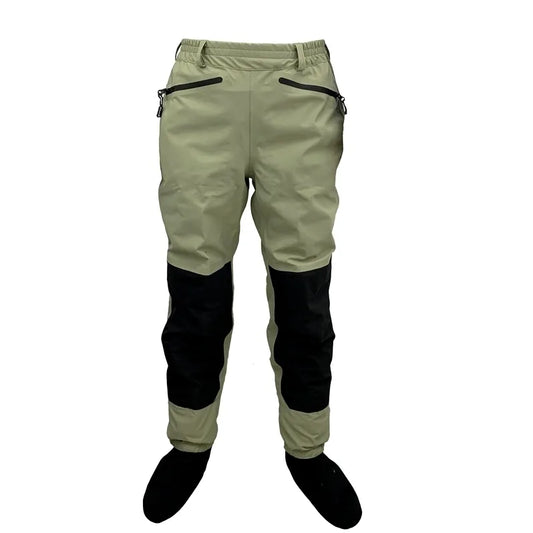 3 Layer Breathable Waterproof Fly Fishing Waist Waders Stockingfoot High Pant Wader Durable Duck Hunting Wading Pants