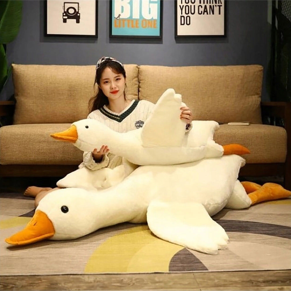 Gaint White Goose Plush Toy Super Soft