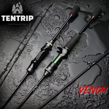 TENTRIP™ Venom Spinning & Baitcasting Fishing Rods 1.68m/2.1m